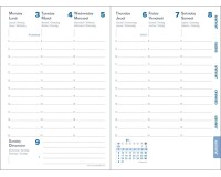 Quo Vadis - Recharge Agenda - 2027 - Randonnée Recyclé - Semainier Planning - Multilingue - 12 mois de janvier à décembre - 9x12,5 cm recyclé