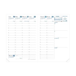 Quo Vadis - Recharge Agenda - 2026 - Affaires - Semainier Planning - Français - 13 mois de déc. à déc. - 10x15 cm - tranche dorée