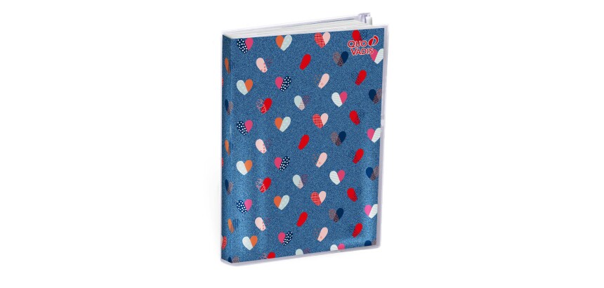 Quo Vadis - Agenda - 2027 - Affaires - Semainier Planning - Français - My Agenda - Coeur - 14 mois de décembre à janvier - 10x15 cm