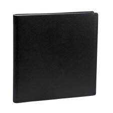 Agenda Semainier Executif Quo Vadis - Français - Impala - 13 mois de Déc/Déc - 16x16 cm  - Noir