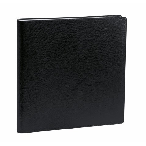 Agenda Semainier Executif Quo Vadis - Français - Impala - 13 mois de Déc/Déc - 16x16 cm  - Noir