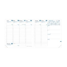 Agenda Semainier Executif Quo Vadis Recharge - Français - 13 mois de Déc/Déc - 16x16 cm