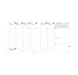 Quo Vadis - Recharge Agenda - 2026 - Exécutif - Semainier Planning - Français - 13 mois de déc. à déc. - 16x16 cm