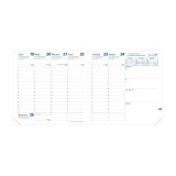 Quo Vadis - Recharge Agenda tranche dorée - 2027 - Exécutif - Semainier Planning - Français - 14 mois de décembre à janvier - 16x16 cm