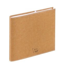 Quo Vadis - Agenda - 2026 - Exécutif Recyclé - Semainier Planning - Multilingue - Nelies - Marron - 13 mois de déc. à déc. - 16x16 cm -  recyclé