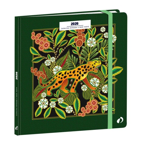 Quo Vadis - Agenda - 2026 - Exécutif - Semainier Planning - Français - Catalina Estrada - Multicolore - 13 mois de déc. à déc. - 16x16 cm