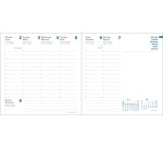 Quo Vadis - Agenda - 2026 - Exécutif Recyclé - Semainier Planning - Multilingue - Harmony - Marron - 13 mois de déc. à déc. - 16x16 cm -  recyclé