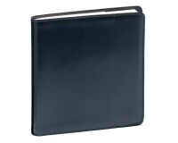 Quo Vadis - Agenda avec répertoire tranche dorée - 2027 - Exécutif - Semainier Planning - Français - Luna - Noir - 14 mois de décembre à janvier - 16x16 cm Croûte de cuir