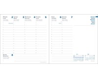 Quo Vadis - Recharge Agenda - 2026 - Exécutif Recyclé - Semainier Planning - Multilingue - 13 mois de déc. à déc. - 16x16 cm -  recyclé