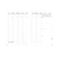 Quo Vadis - Recharge Agenda - 2026 - Ministre - Semainier Planning - Français - 14 mois de décembre à janvier - 16x24 cm