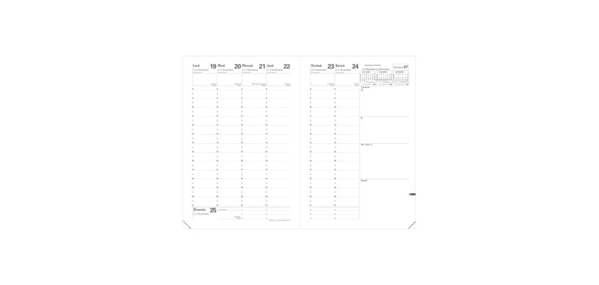 Quo Vadis - Recharge Agenda - 2026 - Ministre - Semainier Planning - Français - 14 mois de décembre à janvier - 16x24 cm