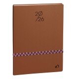 Quo Vadis - Agenda - 2026 - Ministre - Semainier Planning - Français - Paco - Marron - 13 mois de déc. à déc. - 16x24 cm