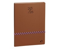 Quo Vadis - Agenda - 2026 - Ministre - Semainier Planning - Français - Paco - Marron - 13 mois de déc. à déc. - 16x24 cm