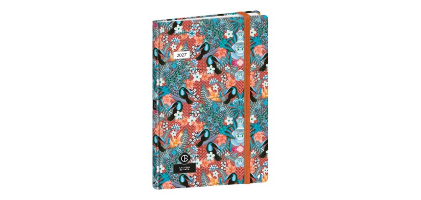 Quo Vadis - Agenda - 2027 - Ministre - Semainier Planning - Français - Catalina Estrada - Toucan - 14 mois de décembre à janvier - 16x24 cm
