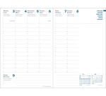 Quo Vadis - Recharge Agenda - 2026 - Ministre Recyclé - Semainier Planning - Multilingue - 13 mois de déc. à déc. - 16x24 cm -  recyclé