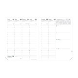 Quo Vadis - Recharge Agenda - 2026 - Président - Semainier Planning - Français - 13 mois de déc. à déc. - 21x27 cm - tranche dorée