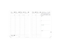 Quo Vadis - Recharge Agenda - 2026 - Président - Semainier Planning - Français - 13 mois de déc. à déc. - 21x27 cm - tranche dorée