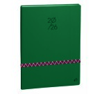 Quo Vadis - Agenda - 2026 - Président - Semainier Planning - Français - Paco - Vert - 13 mois de déc. à déc. - 21x27 cm