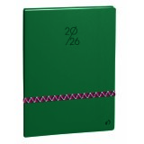 Quo Vadis - Agenda - 2026 - Président - Semainier Planning - Français - Paco - Vert - 13 mois de déc. à déc. - 21x27 cm