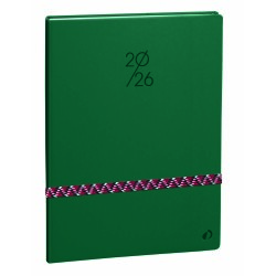Quo Vadis - Agenda - 2026 - Président - Semainier Planning - Français - Paco - Vert - 13 mois de déc. à déc. - 21x27 cm