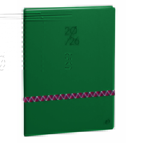 Quo Vadis - Agenda - 2026 - Président - Semainier Planning - Français - Paco - Vert - 13 mois de déc. à déc. - 21x27 cm