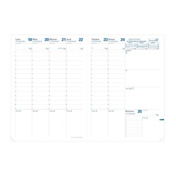 Quo Vadis - Recharge Agenda - 2026 - Consul - Semainier Planning - Français - 14 mois de décembre à janvier - 21x29,7 cm