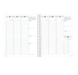 Quo Vadis - Recharge Agenda - Spiralé - 2027 - Euréquart S - Semainier Planning - Français - 13 mois de décembre à décembre - 24x30 cm