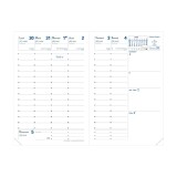 Quo Vadis - Recharge Agenda année scolaire - 2025-2026 - Universitaire - Semainier Planning - Français - 13 mois de août à août - 10x15 cm
