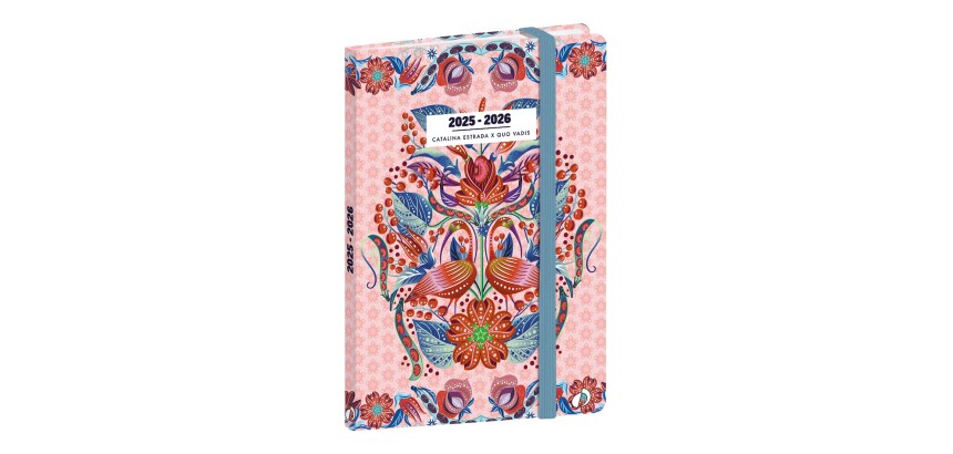 Quo Vadis - Agenda année scolaire - 2025-2026 - Universitaire - Semainier Planning - Français - Catalina Estrada - 13 mois de août à août - 10x15 cm - par 6