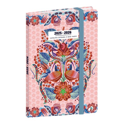 Quo Vadis - Agenda année scolaire - 2025-2026 - Universitaire - Semainier Planning - Français - Catalina Estrada - 13 mois de août à août - 10x15 cm - par 6