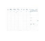 Quo Vadis - Agenda année scolaire avec répertoire - 2026-2027 - Eu 09/09 - Semainier Planning - Français - Club - Noir - 13 mois de août à août - 21x29,7 cm