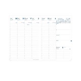 Quo Vadis - Recharge Agenda année scolaire - 2025-2026 - Eu 09/09 - Semainier Planning - Français - 13 mois de août à août - 21x29,7 cm