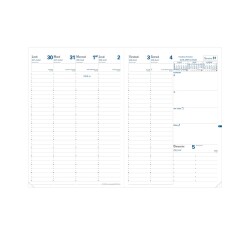Quo Vadis - Recharge Agenda année scolaire - 2025-2026 - Eu 09/09 - Semainier Planning - Français - 13 mois de août à août - 21x29,7 cm