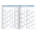Quo Vadis - Agenda année scolaire - 2026-2027 - Eu 09/09 - Semainier Planning - Français - Impala - Noir - 13 mois de août à août - 21x29,7 cm