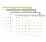 Quo Vadis - Agenda perpétuel - Spiralé - Semainier Horizontal - Français - Eterny - Multicolore - Perpétuel - 15x21 cm