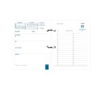 Quo Vadis - Recharge Agenda - 2026 - Bloc Planing - Journalier - Français - 12 mois de janv à déc. - 11,5x14,5 cm