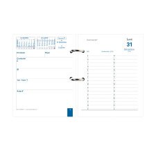 Bloc planning Quo Vadis - Français - Classic - 12 mois de Janv/Déc - 11,5x14,5 cm