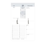 Quo Vadis - Recharge Agenda - 2026 - Bloc 100% Plan - Journalier - Français - 12 mois de janv à déc. - 13,5x10 cm