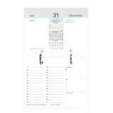Quo Vadis - Recharge Agenda - 2026 - Bloc 100% Plan - Journalier - Français - 12 mois de janv à déc. - 13,5x10 cm