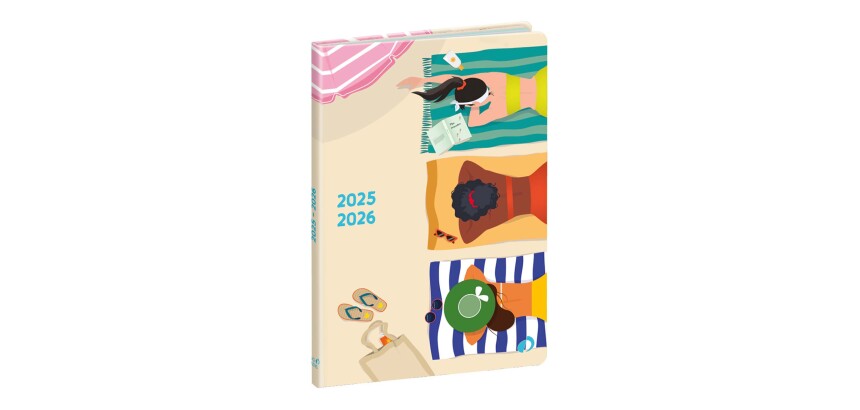Quo Vadis - Agenda année scolaire - 2025-2026 - Hebdo color 21 - Semainier Horizontal - Français - Canopy - Multicolore - 12 mois de août à juillet - 15x21 cm