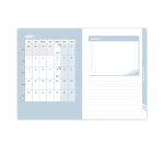 Quo Vadis - Agenda année scolaire - 2025-2026 - Hebdo color 21 - Semainier Horizontal - Français - Canopy - Multicolore - 12 mois de août à juillet - 15x21 cm