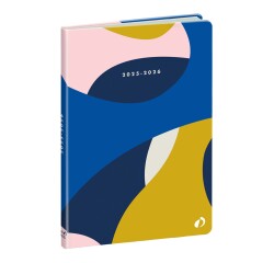 Quo Vadis - Agenda année scolaire - 2025-2026 - Hebdo color 21 - Semainier Horizontal - Français - Atmosphere - Multicolore - 12 mois de août à juillet - 15x21 cm