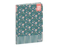 Quo Vadis - Agenda année scolaire - 2026-2027 - Hebdocolor 21 - Semainier Horizontal - Français - Canopy Fleurs - 12 mois de août à juillet - 15x21 cm