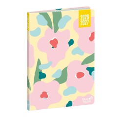 Quo Vadis - Agenda année scolaire - 2026-2027 - Hebdocolor 21 - Semainier Horizontal - Français - Canopy Abstrait - 12 mois de août à juillet - 15x21 cm