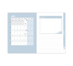 Quo Vadis - Agenda année scolaire - 2026-2027 - Hebdocolor 21 - Semainier Horizontal - Français - Canopy Abstrait - 12 mois de août à juillet - 15x21 cm