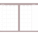 Quo Vadis - Agenda année scolaire - 2026-2027 - Universitaire Color - Semainier Planning - Multilingue - Andrea - 13 mois de août à août - 10x15 cm