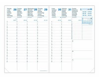 Quo Vadis - Recharge Agenda 16 mois - 2025-2026 - Affaires SD - Semainier Planning - Multilingue - 16 mois de septembre à décembre - 10x15 cm