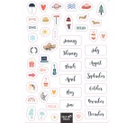 Quo Vadis - Stickers - Mensuel - Multilingue - Perpétuel - 9x13 cm
