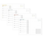 Quo Vadis - Agenda 16 mois - 2025-2026 - Plan Note - Semainier Notes - Multilingue - Billy  - 16 mois de sept à déc. - 15x21 cm