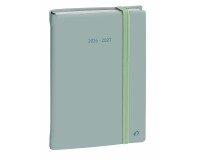 Quo Vadis - Agenda 16 mois - 2026-2027 - Plan Note - Semainier Notes - Multilingue - Pastel - Vert clair - 16 mois de septembre à décembre - 15x21 cm